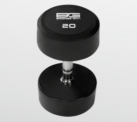 BRONZE GYM BG-PA-DB-R200 Гантель обрезиненная 20 кг в Краснодаре в магазине SportPanda BRONZE GYM BG-PA-DB-R200 Гантель обрезиненная 20 кг – фото