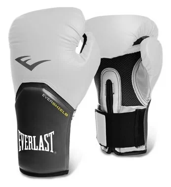 Боксерские перчатки Everlast Pro Style Elite, тренировочные, белый – фото
