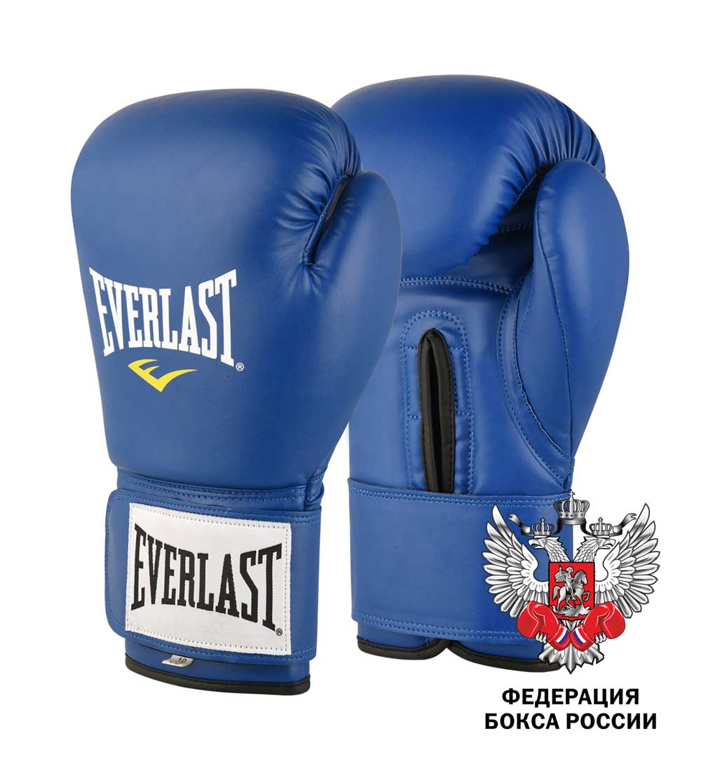 Боксерские перчатки Everlast Amateur Cometition PU FBR, для соревнований, синий в Краснодаре в магазине SportPanda Боксерские перчатки Everlast Amateur Cometition PU FBR, для соревнований, синий – фото