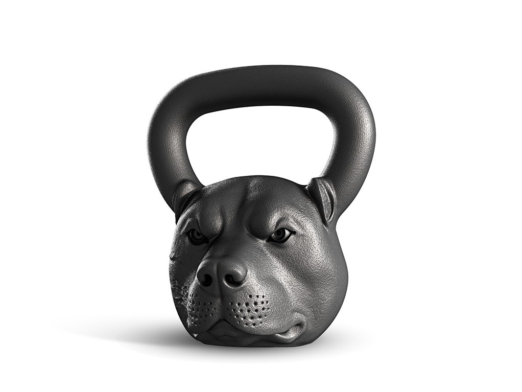 Гиря дизайнерская IRON HEAD «Питбуль», 16 кг, чугун в Краснодаре в магазине SportPanda Гиря дизайнерская IRON HEAD «Питбуль», 16 кг, чугун – фото