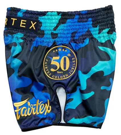 Шорты для тайского бокса и кикбосинга Fairtex BS1916 Golden Jubilee Shorts «Luster» – фото