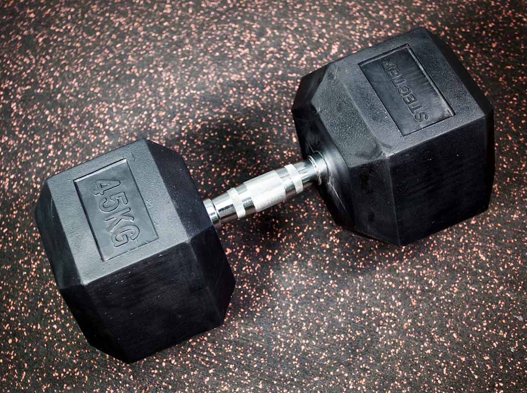 Гантель шестигранная (гексагональная) STECTER, 45 кг в Краснодаре в магазине SportPanda Гантель шестигранная (гексагональная) STECTER, 45 кг – фото
