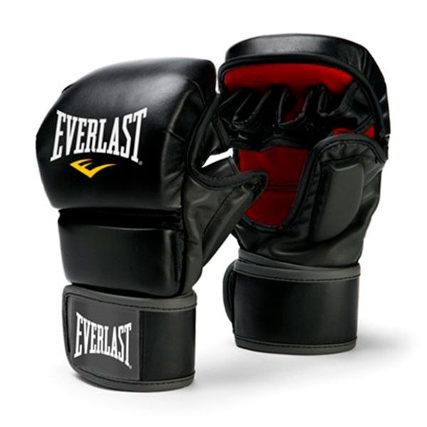 Перчатки для ММА Everlast Striking, тренировочные, чёрный в Краснодаре в магазине SportPanda Перчатки для ММА Everlast Striking, тренировочные, чёрный – фото