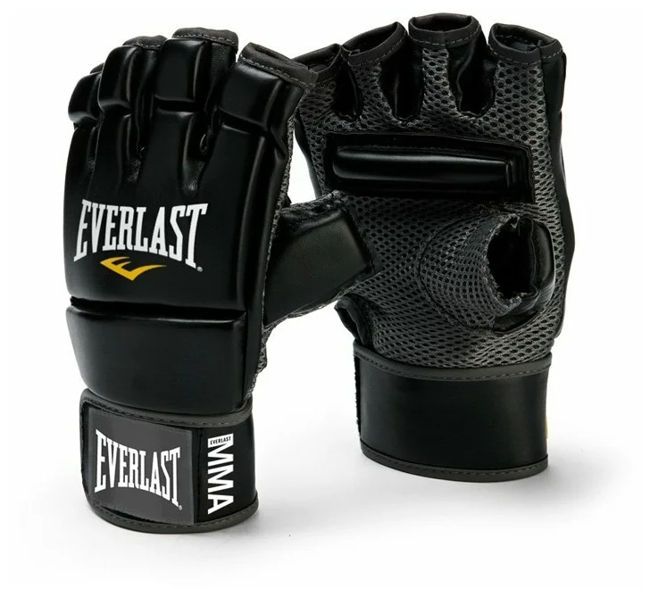 Перчатки для ММА и кикбоксинга Everlast MMA Kickboxing, чёрный в Краснодаре в магазине SportPanda Перчатки для ММА и кикбоксинга Everlast MMA Kickboxing, чёрный – фото
