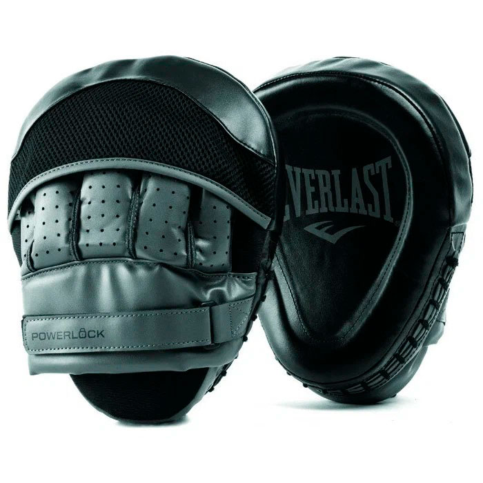 Лапы боксерские Everlast Powerlock, изогнутые в Краснодаре в магазине SportPanda Лапы боксерские Everlast Powerlock, изогнутые – фото