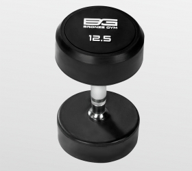 BRONZE GYM BG-PA-DB-R125 Гантель обрезиненная 12,5 кг в Краснодаре в магазине SportPanda BRONZE GYM BG-PA-DB-R125 Гантель обрезиненная 12,5 кг – фото