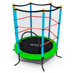 Батут детский DFC SMRKIDS 55" с сеткой, GREEN в Краснодаре в магазине SportPanda Батут детский DFC SMRKIDS 55" с сеткой, GREEN – фото