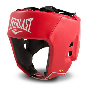 Шлем боксерский Everlast Amateur Competition PU, для соревнований, S, красный Шлем боксерский Everlast Amateur Competition PU, для соревнований, S, красный