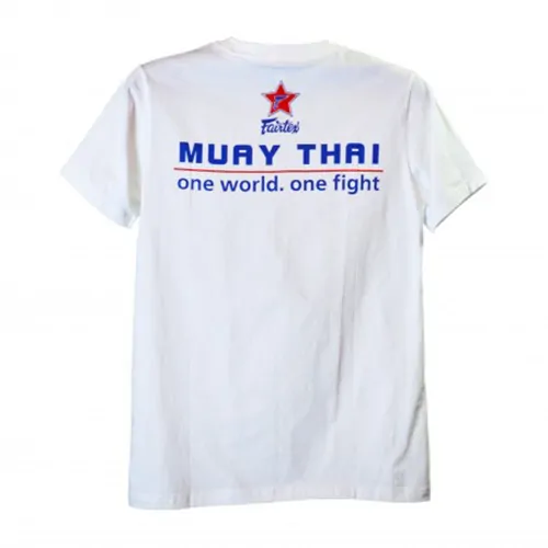 Футболка Fairtex TS «One world. One fight», белый – фото