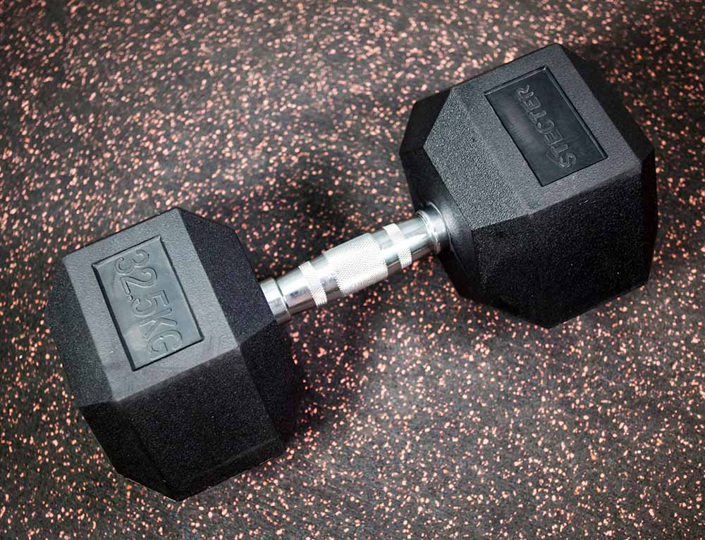 Гантель шестигранная (гексагональная) STECTER, 32.5 кг в Краснодаре в магазине SportPanda Гантель шестигранная (гексагональная) STECTER, 32.5 кг – фото