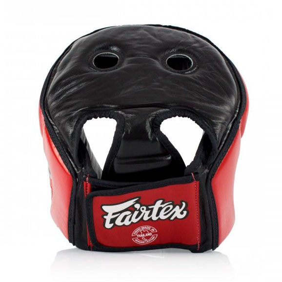 Шлем боевой Fairtex HG9, для любительских соревнований, M, красный  Шлем боевой Fairtex HG9, для любительских соревнований, M, красный