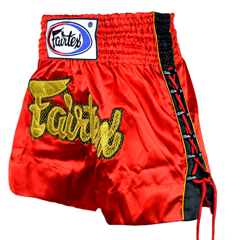 Шорты для тайского бокса Fairtex BS602, красный в Краснодаре в магазине SportPanda Шорты для тайского бокса Fairtex BS602, красный – фото
