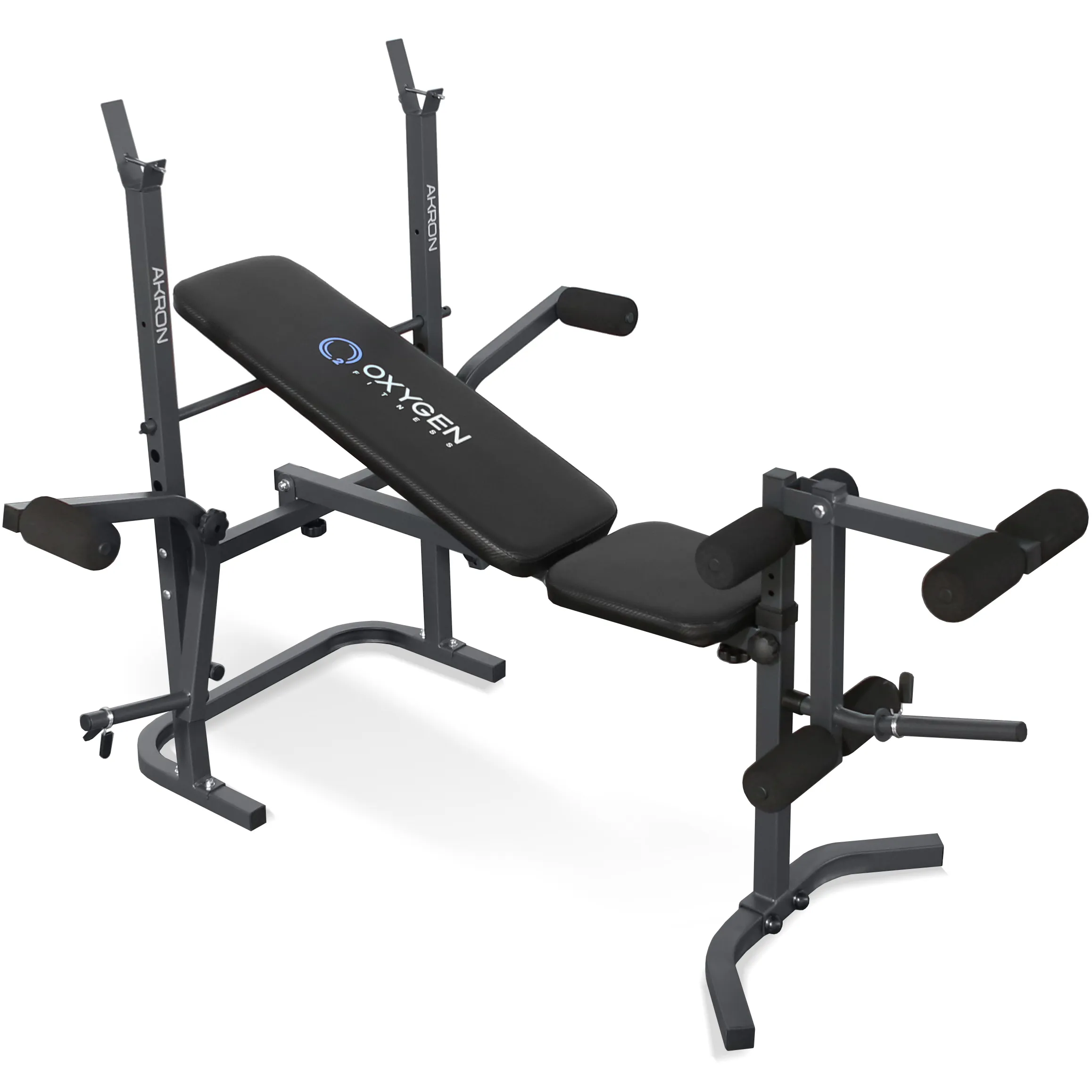 Скамья силовая OXYGEN FITNESS AKRON, домашняя, чёрный в Краснодаре в магазине SportPanda Скамья силовая OXYGEN FITNESS AKRON, домашняя, чёрный – фото
