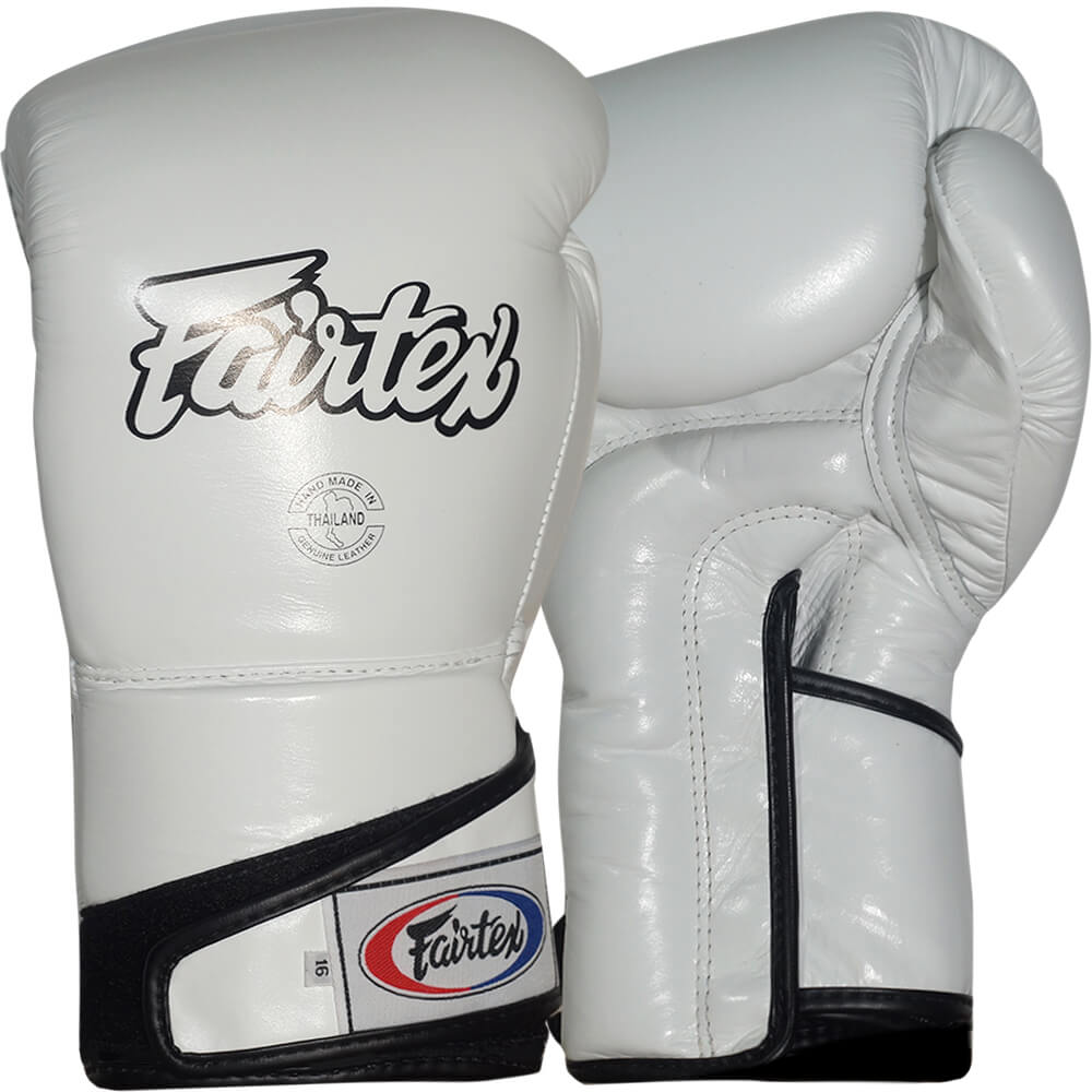 Боксерские перчатки Fairtex BGV6 Angular Sparring Gloves, тренировочные, белый в Краснодаре в магазине SportPanda Боксерские перчатки Fairtex BGV6 Angular Sparring Gloves, тренировочные, белый – фото
