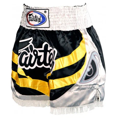 Шорты для тайского бокса Fairtex BS615 «Eagle», жёлтый – фото
