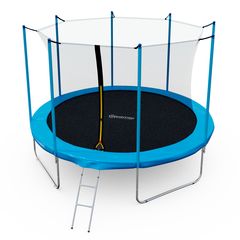 Батут каркасный с сеткой DFC Kondition 12 ft с лестницей в Краснодаре в магазине SportPanda Батут каркасный с сеткой DFC Kondition 12 ft с лестницей – фото
