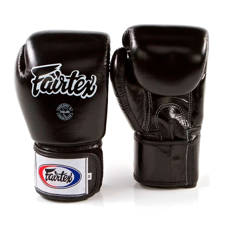 Боксерские перчатки Fairtex BGV1, тренировочные, чёрный в Краснодаре в магазине SportPanda Боксерские перчатки Fairtex BGV1, тренировочные, чёрный – фото