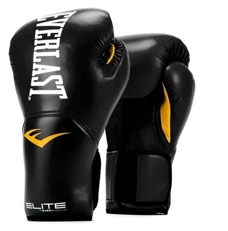 Боксерские перчатки Everlast Elite ProStyle, тренировочные, чёрный в Краснодаре в магазине SportPanda Боксерские перчатки Everlast Elite ProStyle, тренировочные, чёрный – фото
