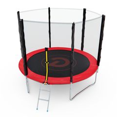Батут с сеткой DFC PELPO 8ft с лестницей, RED в Краснодаре в магазине SportPanda Батут с сеткой DFC PELPO 8ft с лестницей, RED – фото