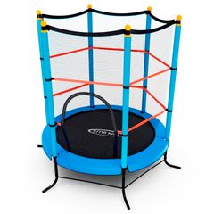 Батут детский DFC SMRKIDS 55" с сеткой, BLUE в Краснодаре в магазине SportPanda Батут детский DFC SMRKIDS 55" с сеткой, BLUE – фото