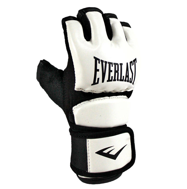 Перчатки для ММА Everlast, тренировочные, белый в Краснодаре в магазине SportPanda Перчатки для ММА Everlast, тренировочные, белый – фото