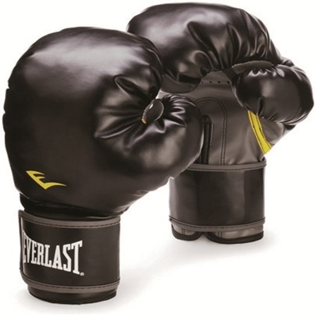 Боксерские перчатки Everlast Classic, тренировочные, чёрный в Краснодаре в магазине SportPanda Боксерские перчатки Everlast Classic, тренировочные, чёрный – фото