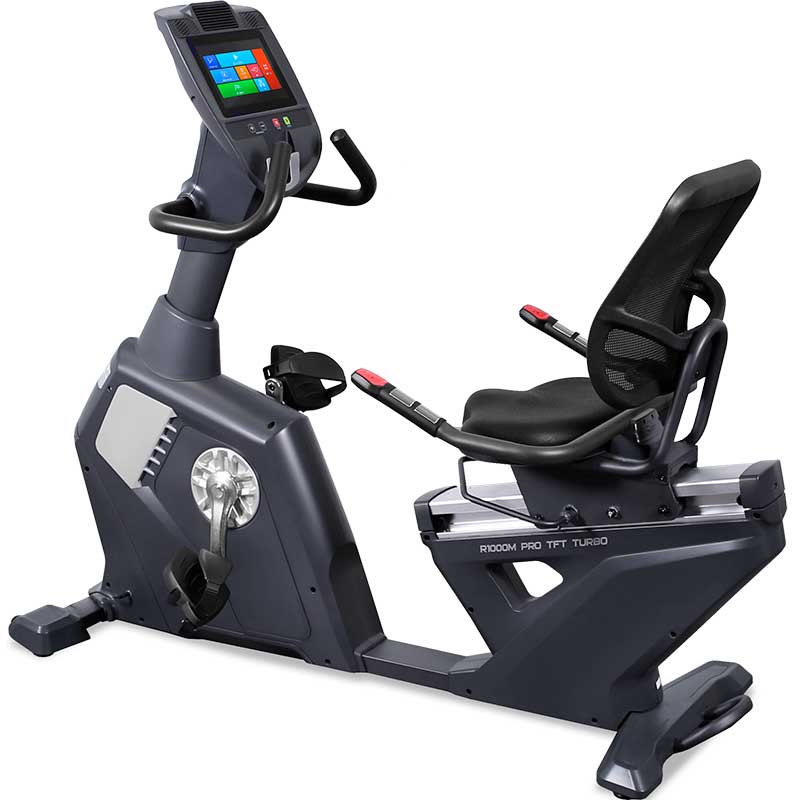 Велоэргометр BRONZE GYM R1000M PRO TFT TURBO, горизонтальный, профессиональный в Краснодаре в магазине SportPanda Велоэргометр BRONZE GYM R1000M PRO TFT TURBO, горизонтальный, профессиональный – фото