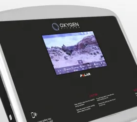 Беговая дорожка OXYGEN FITNESS NEW CLASSIC AURUM TFT, электрическая, для дома в Краснодаре в магазине SportPanda Беговая дорожка OXYGEN FITNESS NEW CLASSIC AURUM TFT, электрическая, для дома – фото
