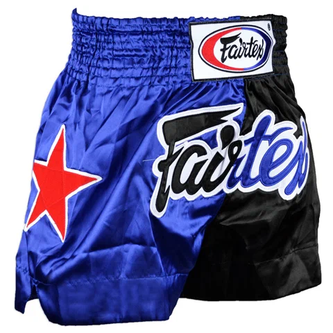 Шорты для тайского бокса Fairtex BS084 Muay Thai, синий в Краснодаре в магазине SportPanda Шорты для тайского бокса Fairtex BS084 Muay Thai, синий – фото