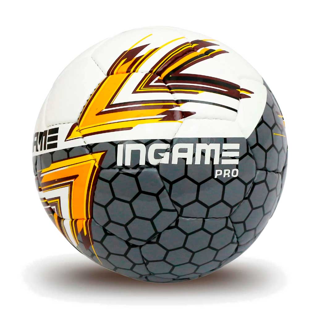 Мяч футбольный INGAME PRO IFB-119, №4, жёлто-серый в Краснодаре в магазине SportPanda Мяч футбольный INGAME PRO IFB-119, №4, жёлто-серый – фото