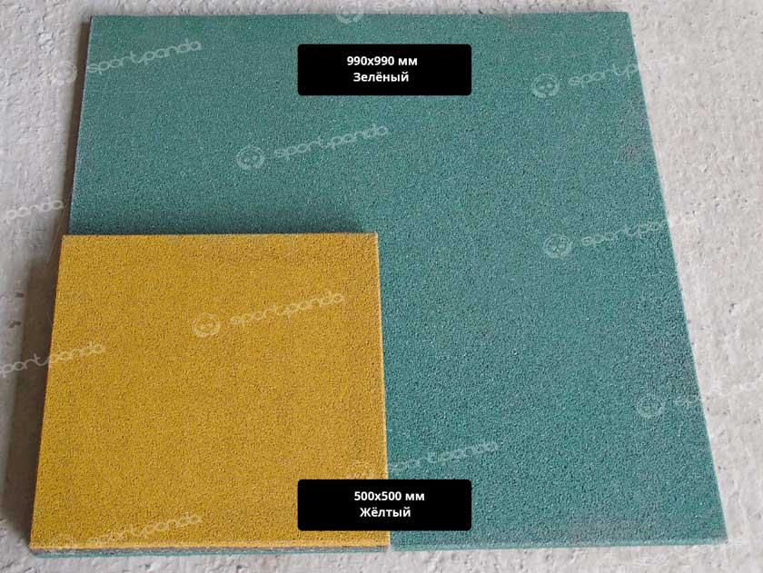 Резиновая плитка SportMax, 990x990 мм, с рельефным основанием, для зала и спортивных площадок в Краснодаре в магазине SportPanda Резиновая плитка SportMax, 990x990 мм, с рельефным основанием, для зала и спортивных площадок – фото
