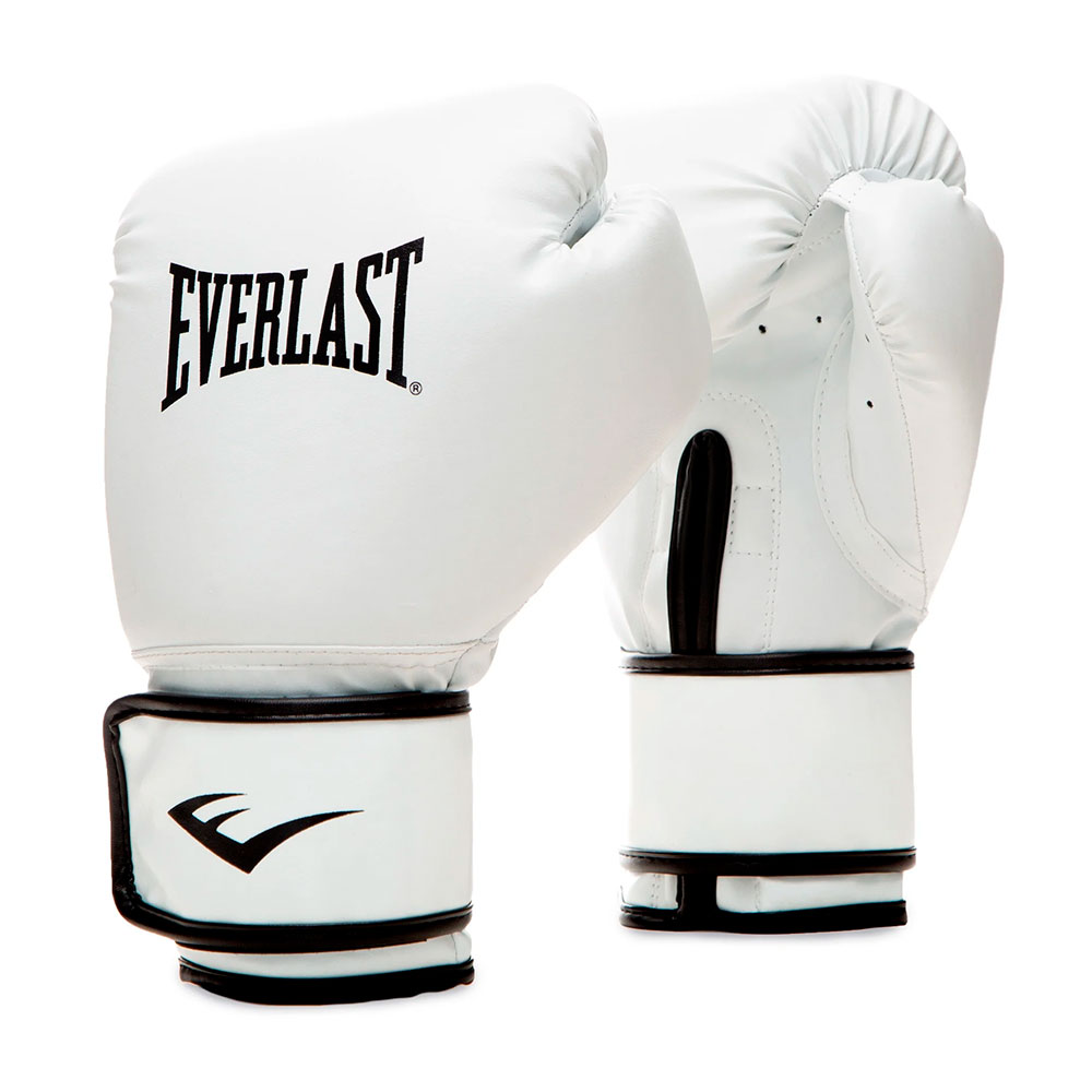 Боксерские перчатки Everlast Core, тренировочные, белый в Краснодаре в магазине SportPanda Боксерские перчатки Everlast Core, тренировочные, белый – фото