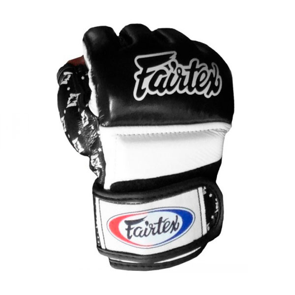 Перчатки для ММА и боевого самбо Fairtex FGV17 Fairtex, для соревнований, чёрный – фото