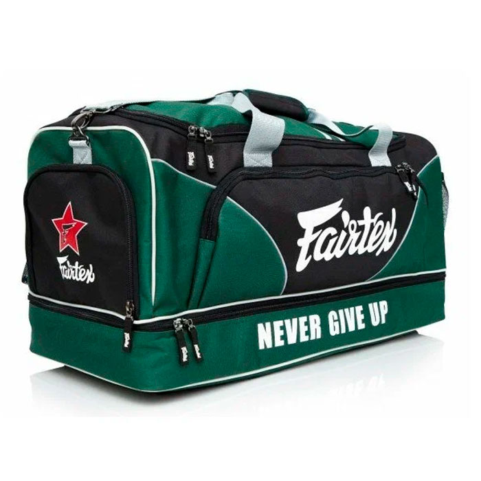 Сумка спортивная Fairtex BAG-2, зелёный в Краснодаре в магазине SportPanda Сумка спортивная Fairtex BAG-2, зелёный – фото