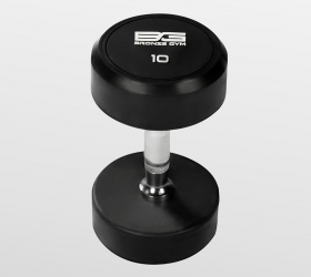 BRONZE GYM BG-PA-DB-R100 Гантель обрезиненная 10 кг в Краснодаре в магазине SportPanda BRONZE GYM BG-PA-DB-R100 Гантель обрезиненная 10 кг – фото