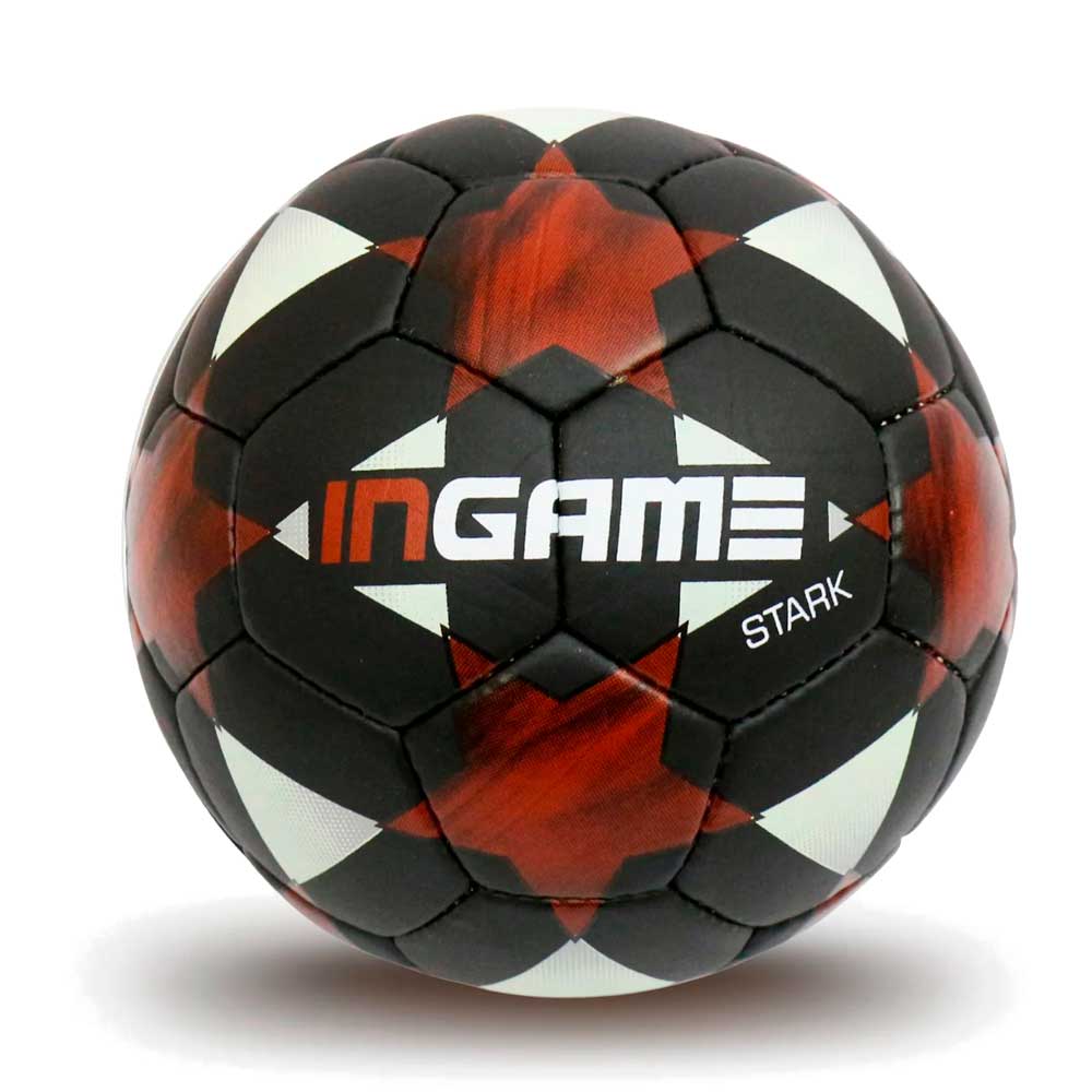 Мяч футбольный INGAME STARK IFB-121, №5, чёрно-красный в Краснодаре в магазине SportPanda Мяч футбольный INGAME STARK IFB-121, №5, чёрно-красный – фото