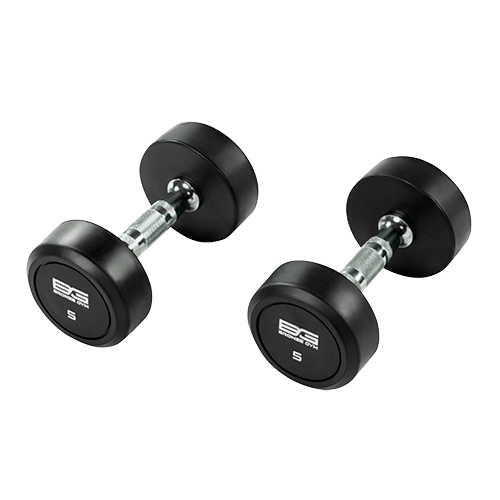 BRONZE GYM BG-PA-DB-R050 Гантель обрезиненная 5 кг в Краснодаре в магазине SportPanda BRONZE GYM BG-PA-DB-R050 Гантель обрезиненная 5 кг – фото