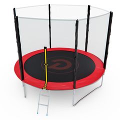Батут с сеткой DFC PELPO 10ft с лестницей, RED в Краснодаре в магазине SportPanda Батут с сеткой DFC PELPO 10ft с лестницей, RED – фото