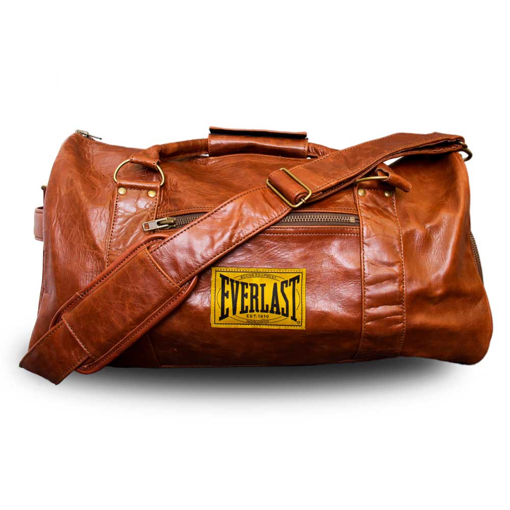 Сумка спортивная Everlast Leather Gym, коричневый в Краснодаре в магазине SportPanda Сумка спортивная Everlast Leather Gym, коричневый – фото