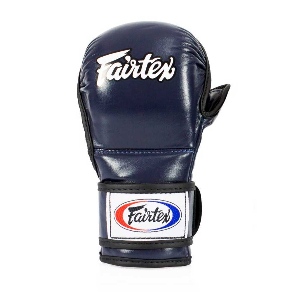 Перчатки для ММА Fairtex FGV15, для соревнований и тренировок, синий в Краснодаре в магазине SportPanda Перчатки для ММА Fairtex FGV15, для соревнований и тренировок, синий – фото