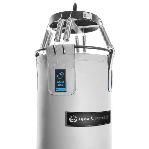 Водоналивной боксерский мешок «AQUA BAG» ПВХ, 90 см, диаметр 40 см, белый – фото