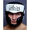 Шлем боксерский Fairtex HG13, тренировочный, S, белый  Шлем боксерский Fairtex HG13, тренировочный, S, белый