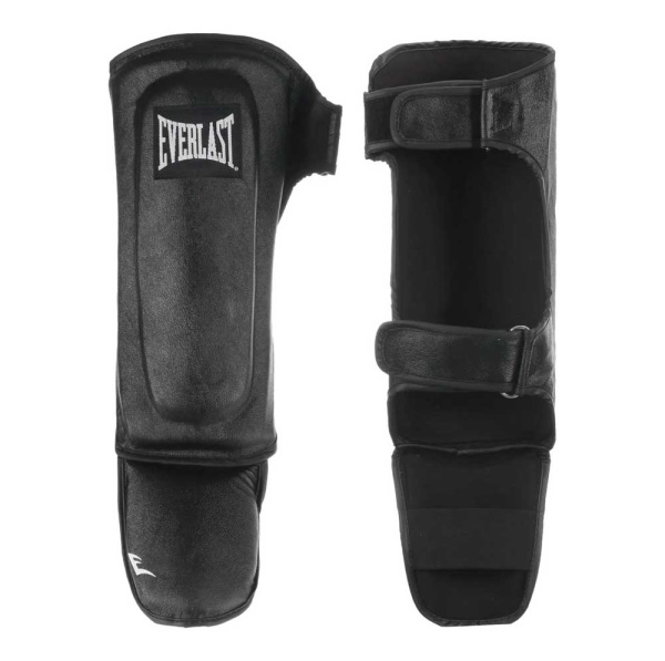  Защита голени и стопы Everlast Martial Arts Leather Shin-Instep,  S-M