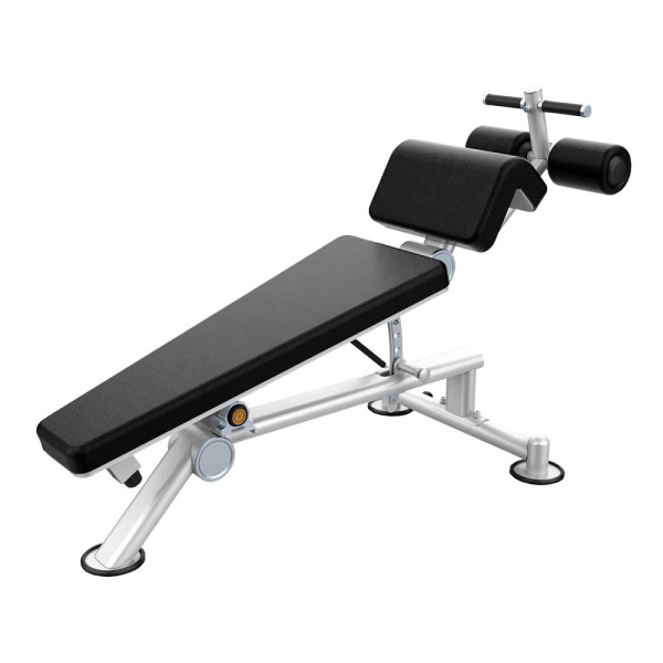 Скамья для пресса (Adjustable Decline Bench) U-2037, регулируемая, профессиональная – фото