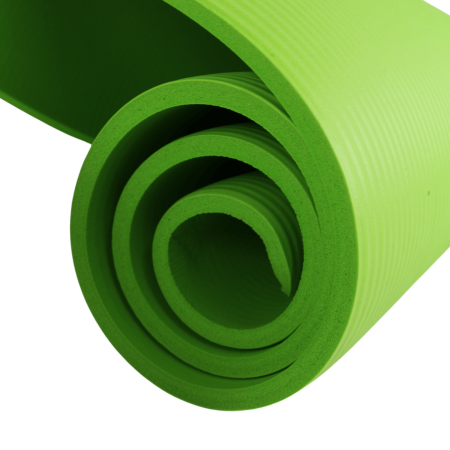 Коврик для йоги и фитнеса ESPADO ES2123 1/10, 10 мм, каучук, зелёный – фото