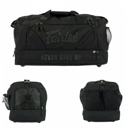 Сумка спортивная Fairtex BAG-2, чёрный в Краснодаре в магазине SportPanda Сумка спортивная Fairtex BAG-2, чёрный – фото