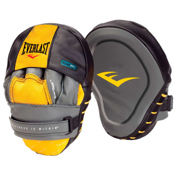 Лапы боксерские Everlast Evergel Mantis, изогнутые в Краснодаре в магазине SportPanda Лапы боксерские Everlast Evergel Mantis, изогнутые – фото