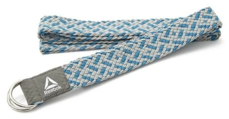 Ремень для йоги Reebok RAYG-10026, премиум, изумрудный / серый в Краснодаре в магазине SportPanda Ремень для йоги Reebok RAYG-10026, премиум, изумрудный / серый – фото