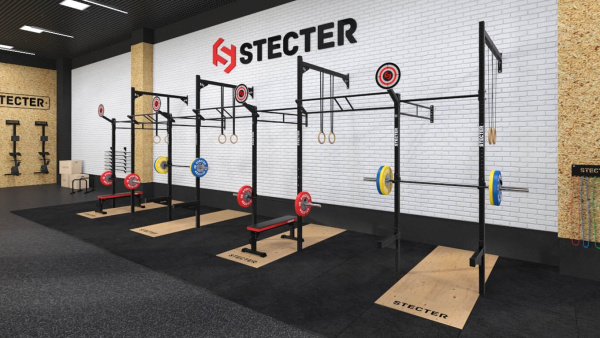 Пристенная функциональная рама STECTER 9800х1800, H=3660 мм в Краснодаре в магазине SportPanda Пристенная функциональная рама STECTER 9800х1800, H=3660 мм – фото