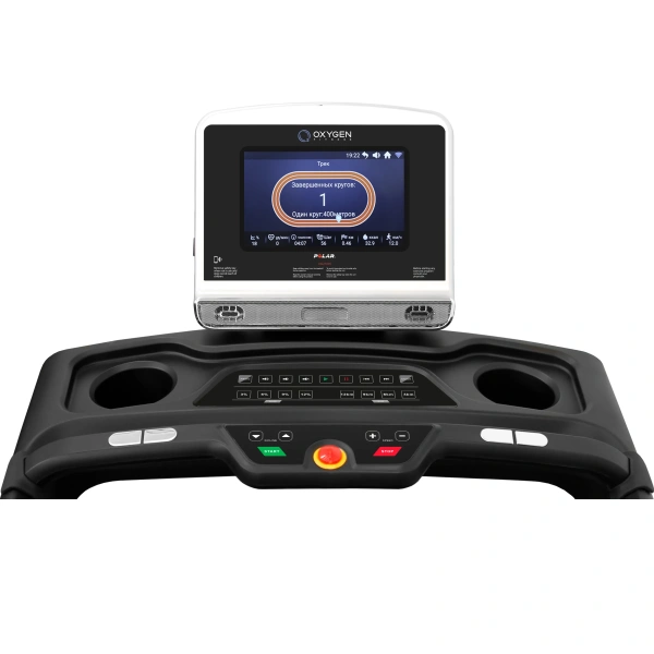 Беговая дорожка OXYGEN FITNESS NEW CLASSIC PLATINUM AC TFT, электрическая, для дома и зала в Краснодаре в магазине SportPanda Беговая дорожка OXYGEN FITNESS NEW CLASSIC PLATINUM AC TFT, электрическая, для дома и зала – фото